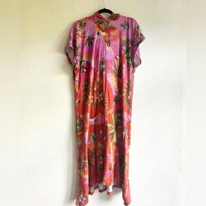 Farm Rio Hooded Parrot Dress